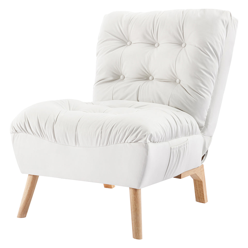 Levede Lounge Accent Chair Sofa Recliner Cream-1954802893257314304