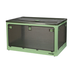 Storage Box Plastic Stackable Container L Green Large-1954802599781863424