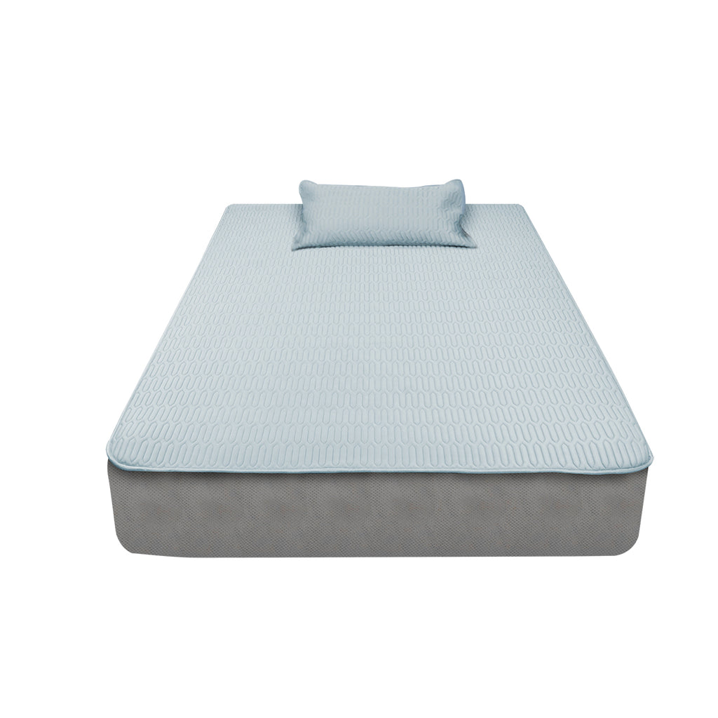 DreamZ Latex Cooling Bed Sheet Set Fitted 2PCS KS King Single-1954802917919821824