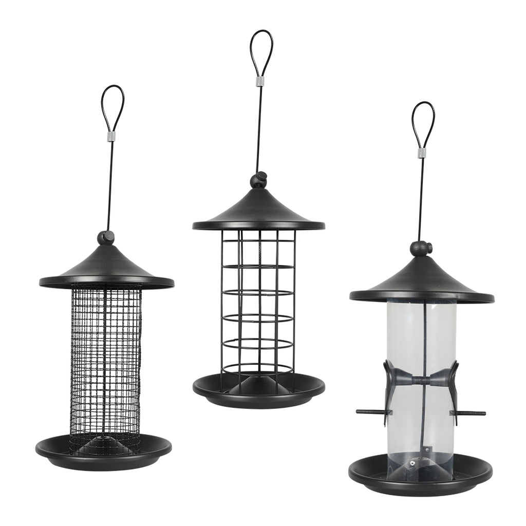 PaWz 3x Bird Feeder Hanging Wild Seed-1954802395577978880