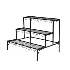 Levede Plant Stand 3 Tier Rectangle-1954802658384678912