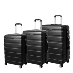 Slimbridge 3PC Luggage sets Suitcase Black-1954802816467996672