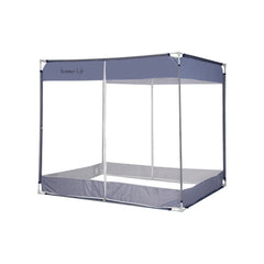 Dreamz Mosquito Bed Nets Foldable Canopy Square Blue-1954802841113726976