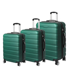 Slimbridge 3PC Luggage sets Suitcase Green-1954802817260720128