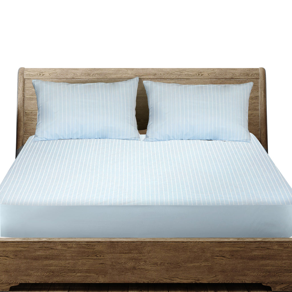 Dreamz King Mattress Protector Pillowcases King Blue-1954802846469853184