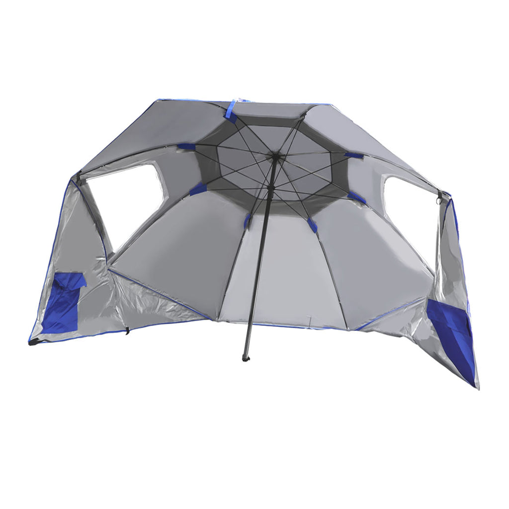 Mountview Beach Umbrella Outdoor Umbrellas Blue 2.33M-1954802645210370048