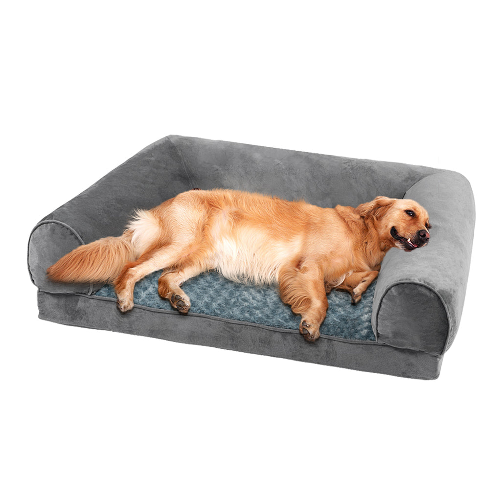 PaWz Pet Bed Sofa Dog Bedding Soft Warm XXL Cover Grey Cover XX-Large-1954802516797558784