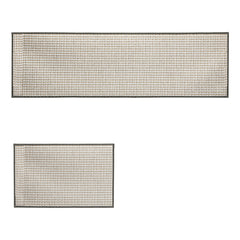 Marlow Kitchen Rug 2PCS Woven Non Slip Absorbent Grey-1954802460874903552