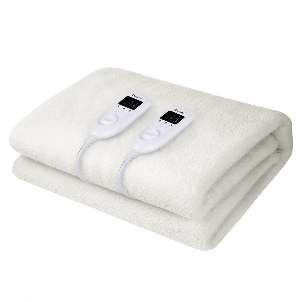 DreamZ 350GSM Electric Blanket Heated Queen-1954802704605908992