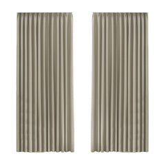 Marlow 2XBlockout Curtains Chenille 180x250 Coffee CD1016-180x250-DG-1954802976510054400