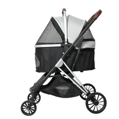PaWz 4 Wheels Pet Stroller Dog Cat Pram-1954802607813955585