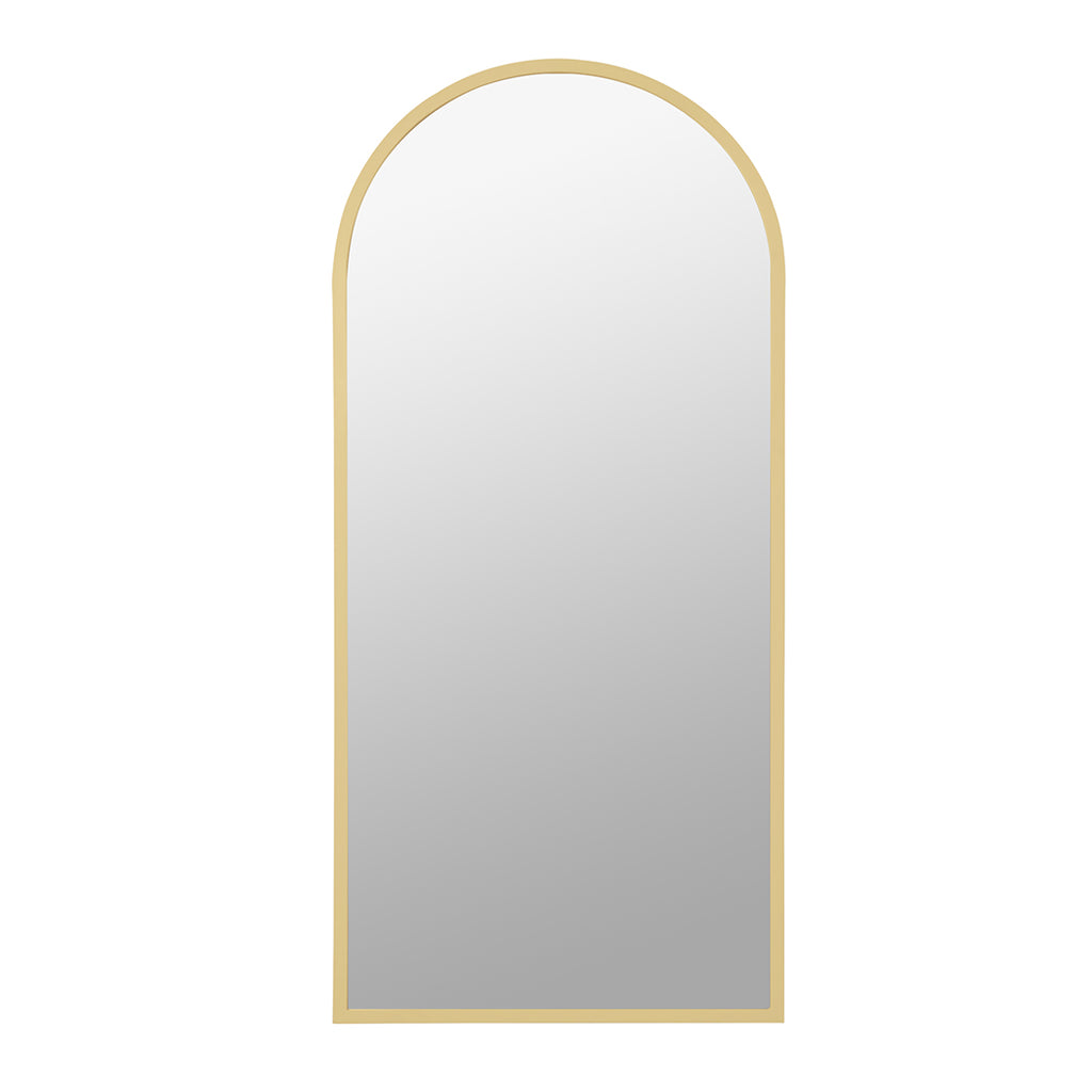 Yezi Floor Mirror Full Length Mirrors 1.8M Gold White-1954803006339944449