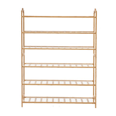 Levede Bamboo Shoe Rack Storage Wooden-1954802688814354433