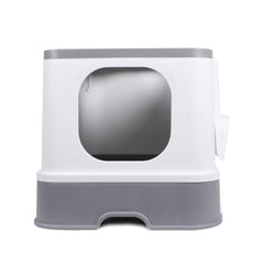 PaWz Cat Litter Box Fully Enclosed Kitty Grey-1954802512418705409