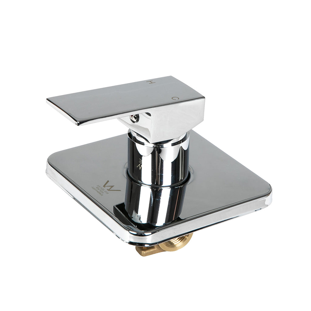 Dutxa Brass Shower Mixer Tap Cold Hot Charcoal-1954802751632445441
