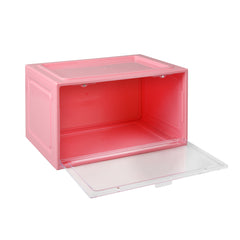 Stacked Sneaker Display Case Stackable Pink-1954802602084536321