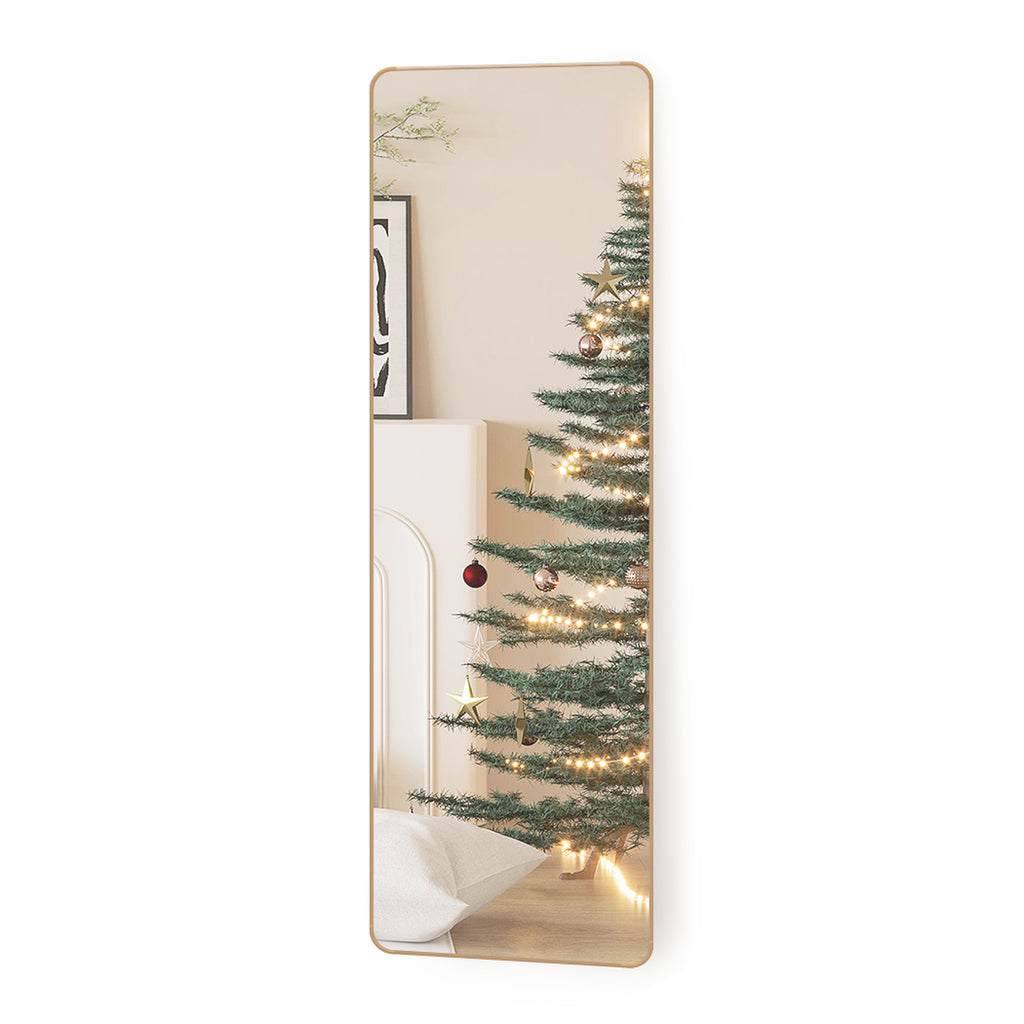 Yezi 120cm Wall Mounted Full Length Mirror Door Hanging-1954802444785553409