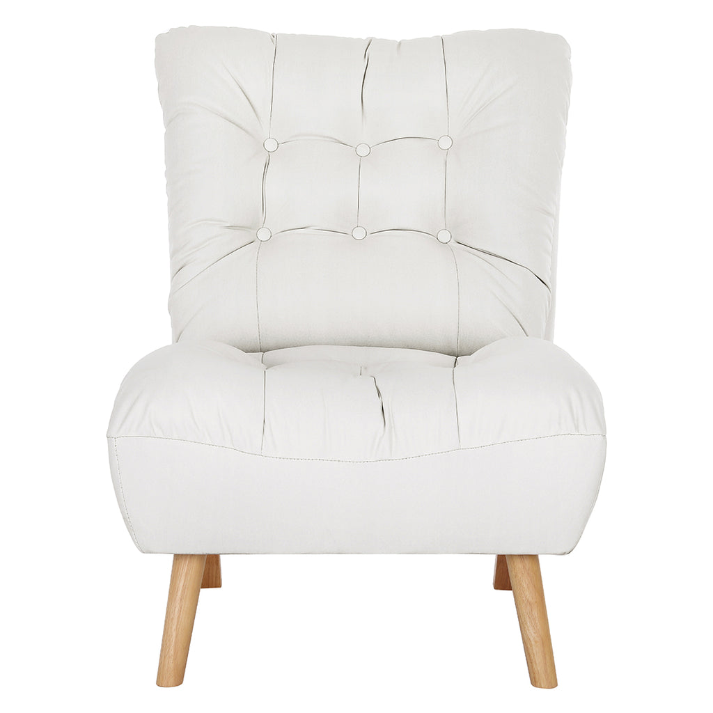 Levede Lounge Accent Chair Sofa Recliner Cream-1954802893257314305