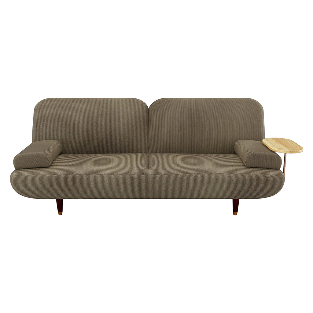 LEVEDE  CONVERTIBLE SOFABED WITH USB CHARGE AND SIDE TABLE-1954802387826905089