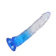Urway Dildo Dong Realistic Penis Cock Blue 20cm-1954802620463976449