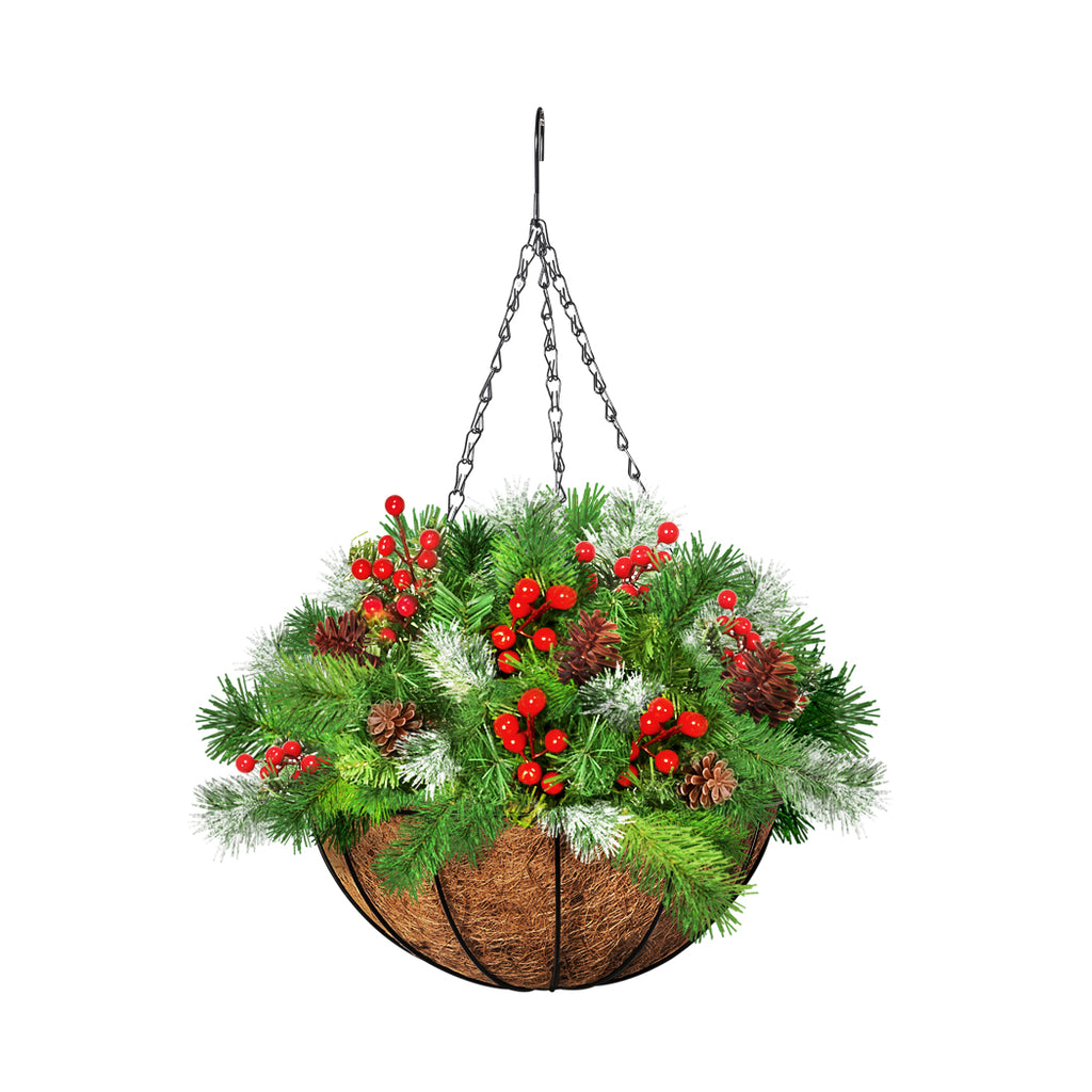 Santaco Christmas Hanging Basket Ornaments 30CM-1954802332596310017