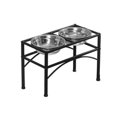 PaWz Dual Elevated Raised Pet Dog Feeder Medium-1954802765050023937