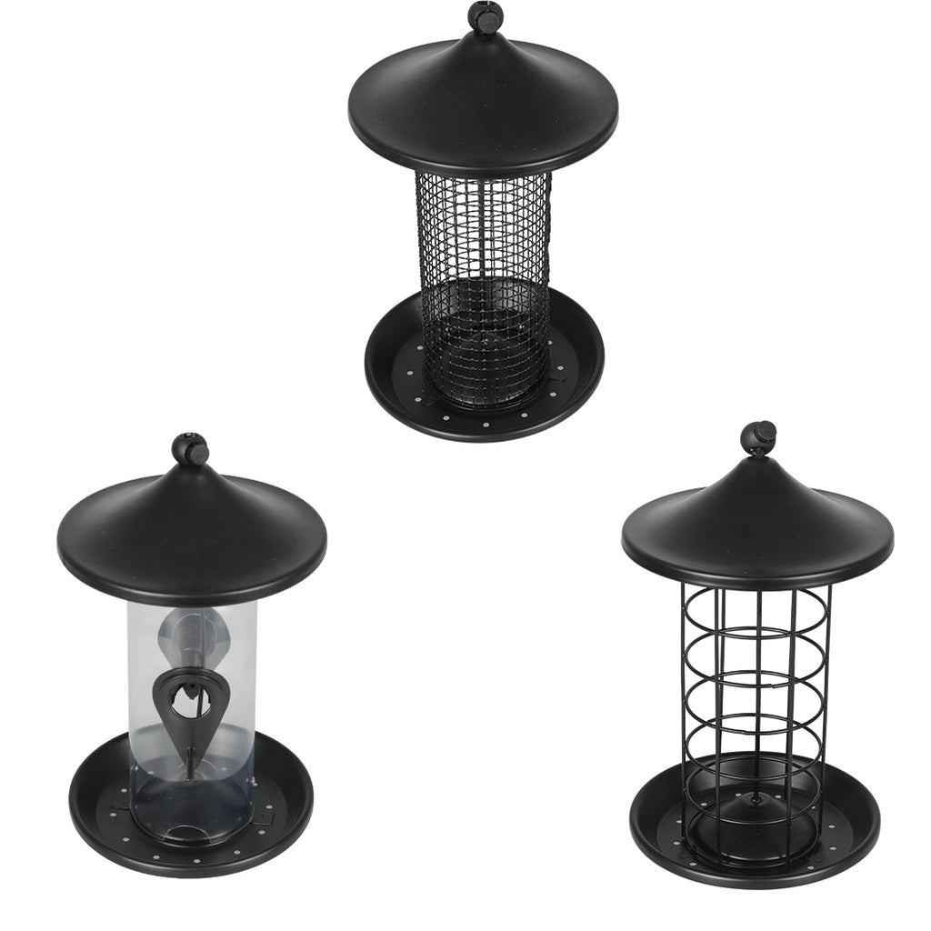 PaWz 3x Bird Feeder Hanging Wild Seed-1954802395577978881
