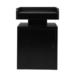 Levede Bedside Table USB Charger Outlet RGB Black-1963748907678830593