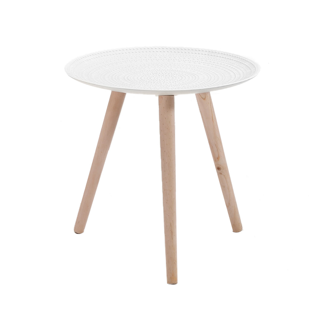 Levede Side Table Coffee Bedside End White-1954802978837893121