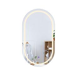 EMITTO LED Wall Mirror Oval Anti-fog 50x90cm-1954803005517860865