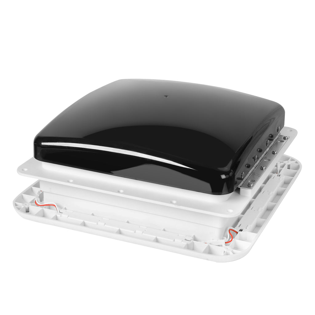 Manan Caravan Roof  Vent Hatch RV Shower Air Exhaust 12V Fan LED Light Trailer-1954802967265808385