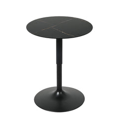 Levede Bar Table Swivel Gas Lift Counter Black-1954802991219478529