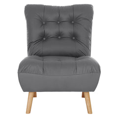 Levede Accent Chair Sofa Recliner Adjustable Grey-1954802893047599105