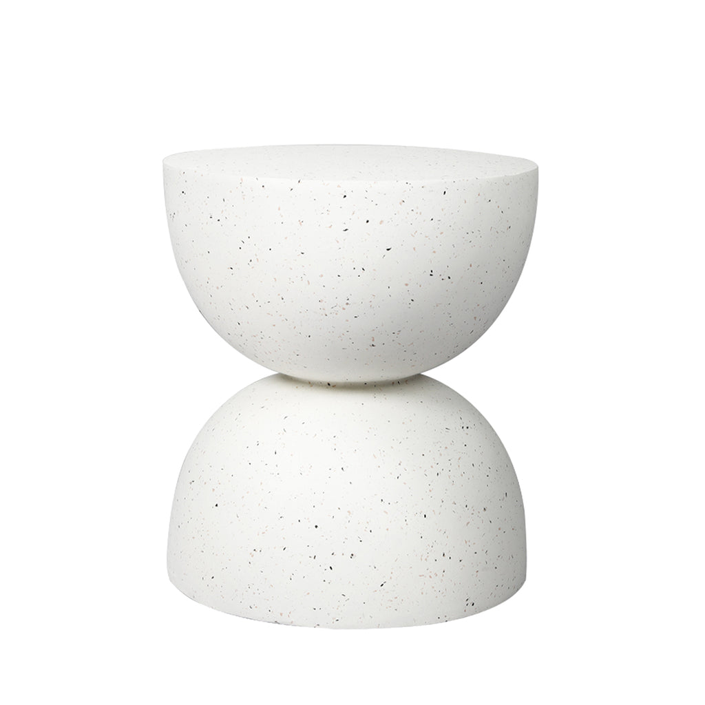 Levede Side Table Terrazzo Coffee Tables Beige-1954802989000691713