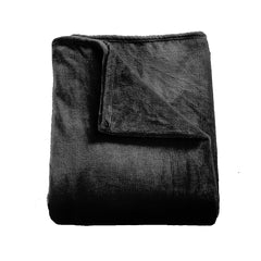 DreamZ 320GSM 220x240cm Ultra Soft Mink Black Queen-1954802936949379073