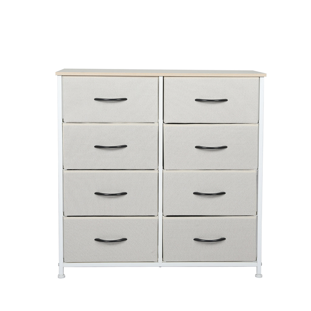 Levede Storage Cabinet Tower Chest Beige-1954802982616961025
