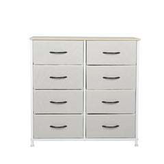 Levede Storage Cabinet Tower Chest Beige-1954802982616961025