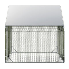 Pawz 200x300x194cm Large Metal Walk-in Chicken Coop Cage-1954802466965032961