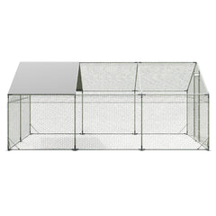 Pawz 600x300x194cm Large Metal Walk-in Chicken Coop Cage-1954802467329937409