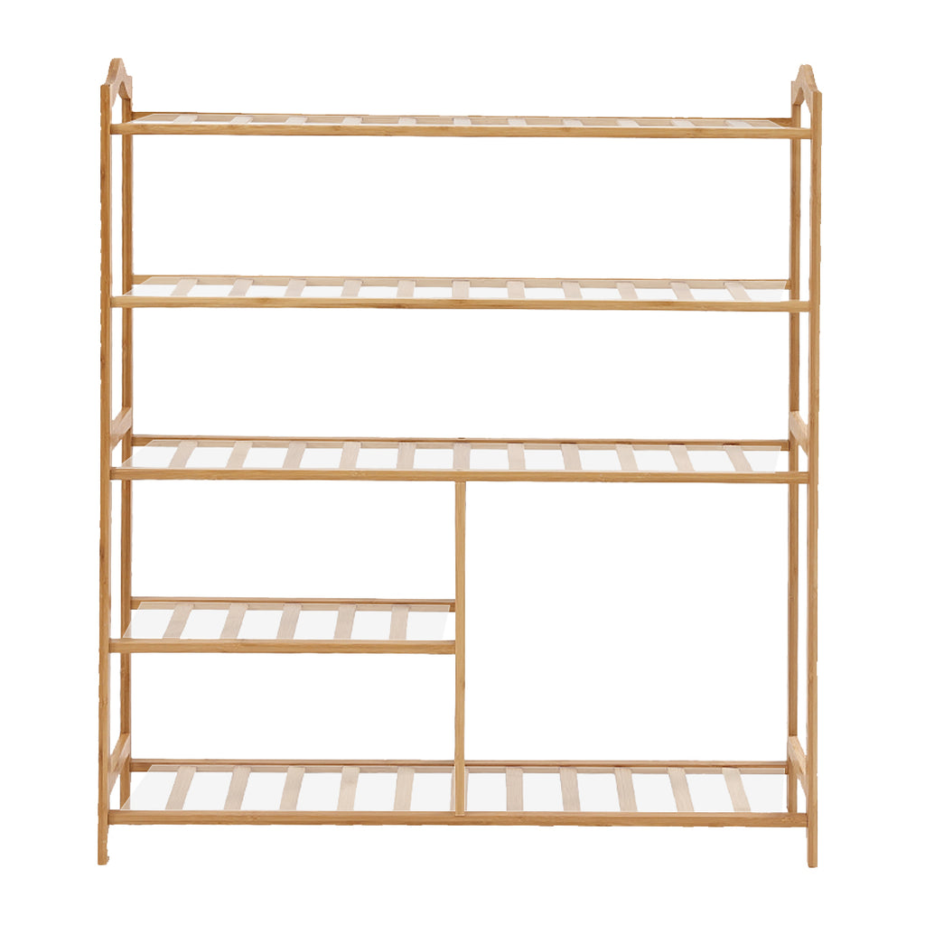 Levede Bamboo Shoe Rack Storage Wooden-1954802689703546881