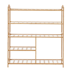 Levede Bamboo Shoe Rack Storage Wooden-1954802689703546881