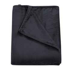 DreamZ 320GSM 220x240cm Ultra Soft Mink Dark Grey Queen-1954802937142317057