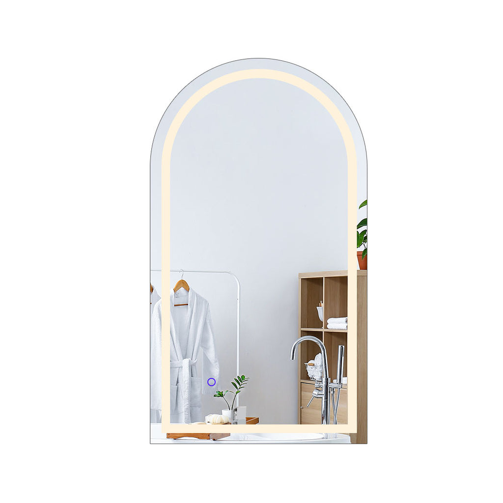 EMITTO LED Wall Mirror Arch Anti-fog 50*90cm 50x90-1954803007963140097