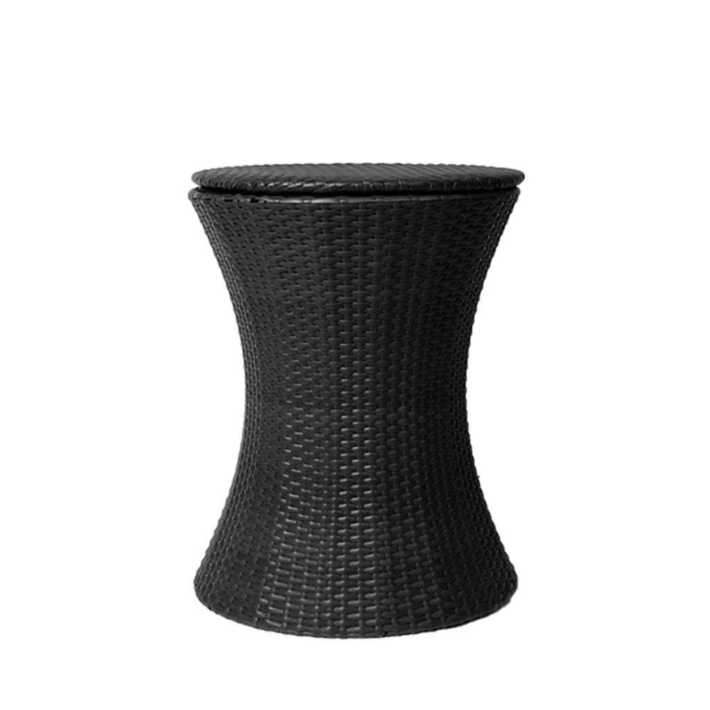 Levede Cooler Ice Bucket Table Bar Outdoor Black-1954802873934155777