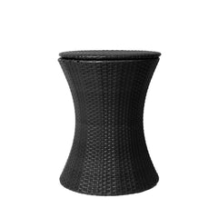 Levede Cooler Ice Bucket Table Bar Outdoor Black-1954802873934155777