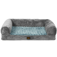 PaWz Pet Bed Sofa Dog Beds Bedding Soft M Grey Medium-1954802515501518849