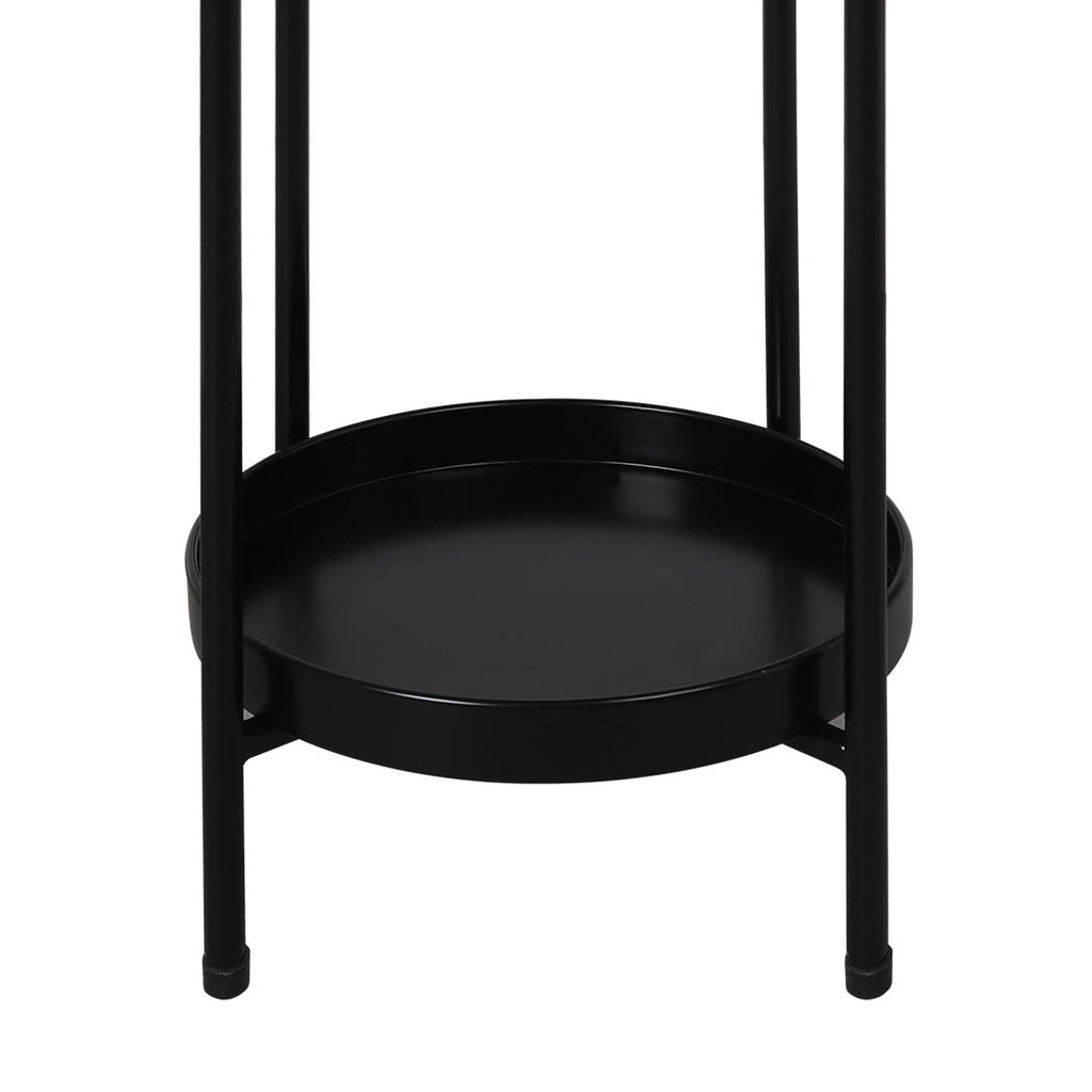 Levede 2 Tier Plant Stand Outdoor Indoor Black Large-1954802665653407745