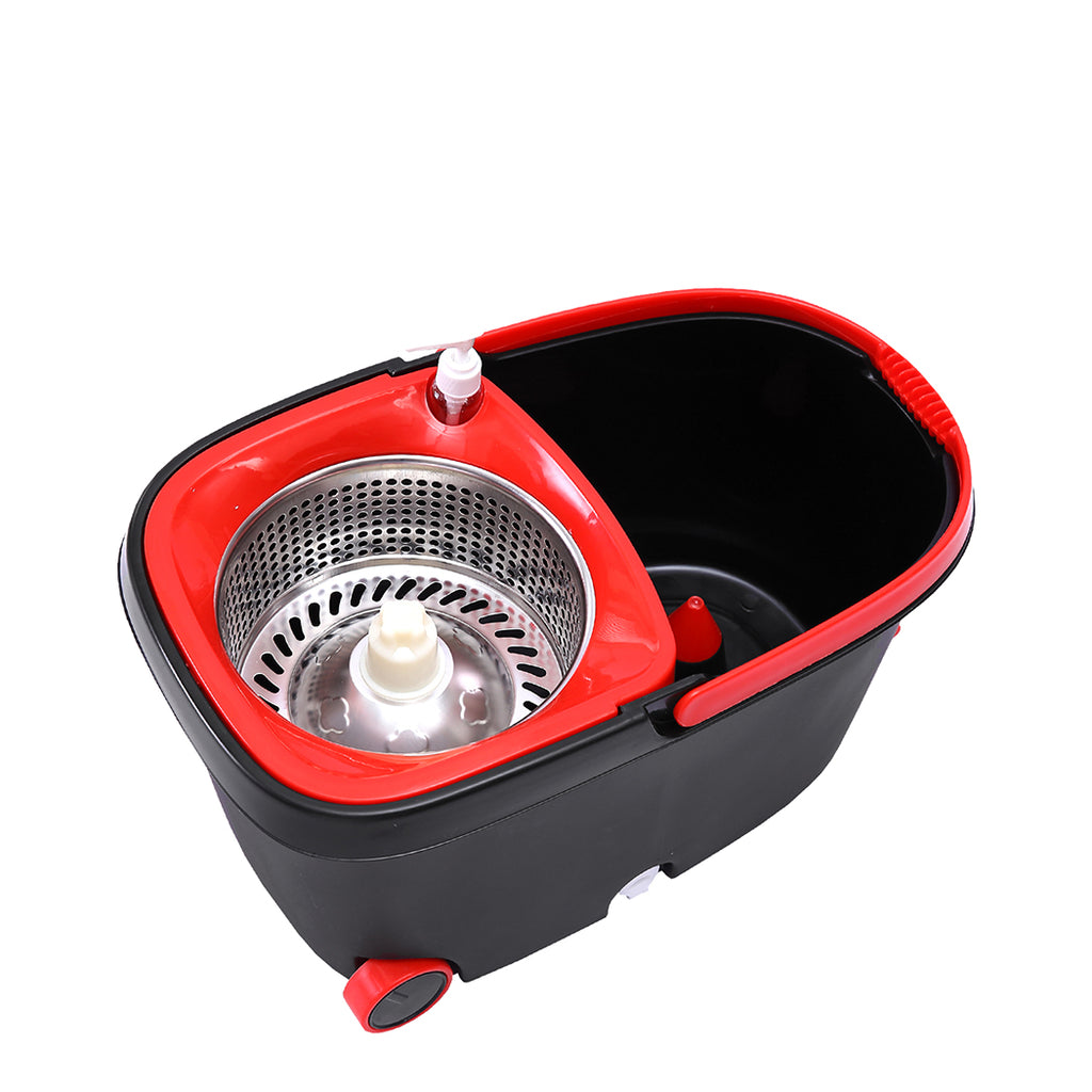 Cleanflo Spin Mop Bucket Set 360? Degree Black-1954802719583768577