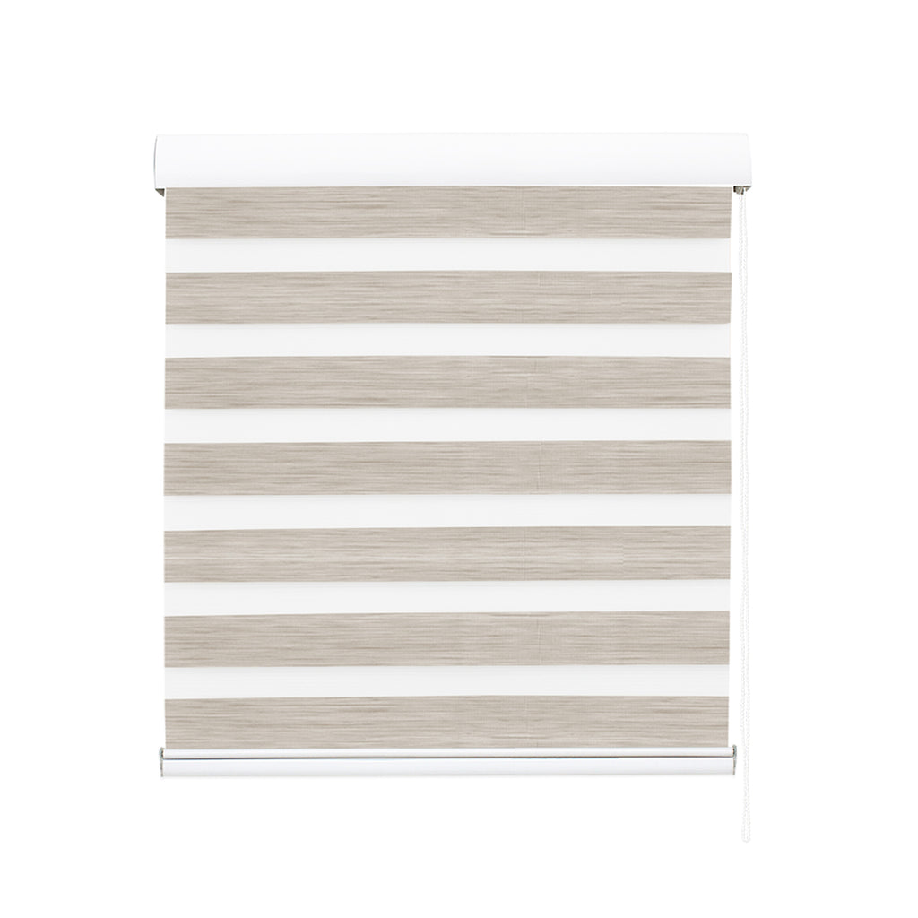 Marlow Blackout Zebra Roller Blind Curtains 180x210 Beige-1954802973817311233