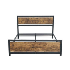 Levede Metal Bed Frame Mattress Base Queen-1954802932310478849